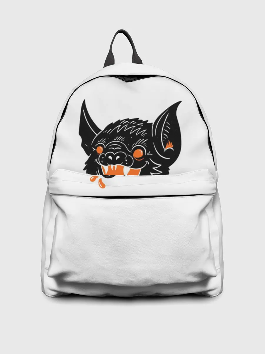 Рюкзак джинсовый / Черная Летучая Мышь