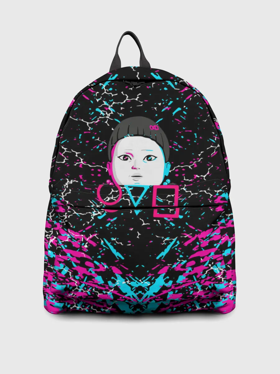 Рюкзак джинсовый / SQUID GAME | ИГРА В КАЛЬМАРА | КУКЛА.