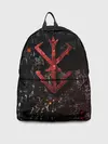 Рюкзак джинсовый / BERSERK LOGO GRUNGE RED