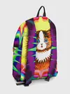Рюкзак джинсовый / Psychedelic Rainbow Cat