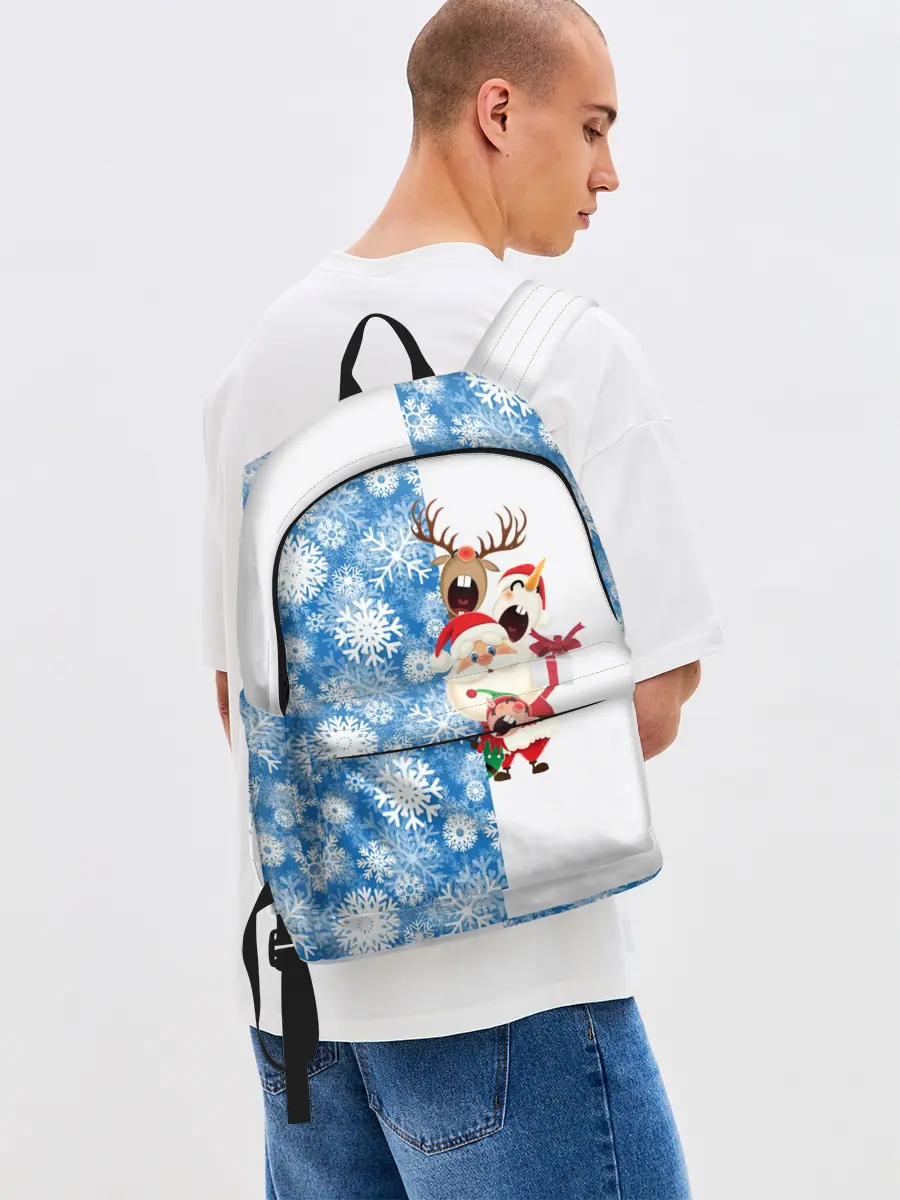 Рюкзак джинсовый / Подарок от Санты