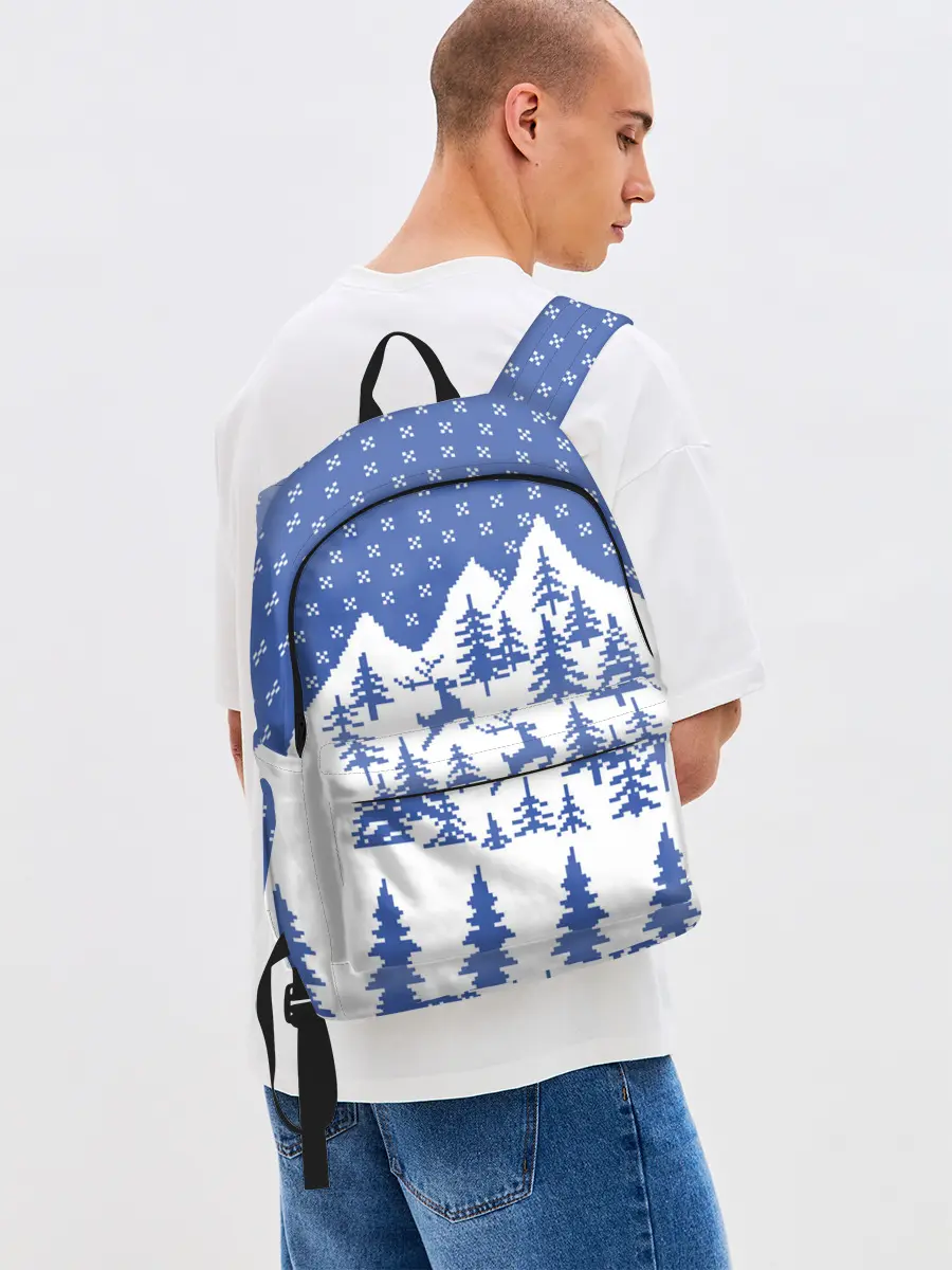 Рюкзак джинсовый / Горные Олени