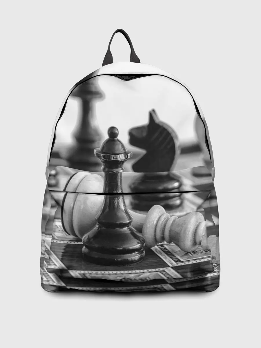 Рюкзак джинсовый / Шах и мат Шахматы