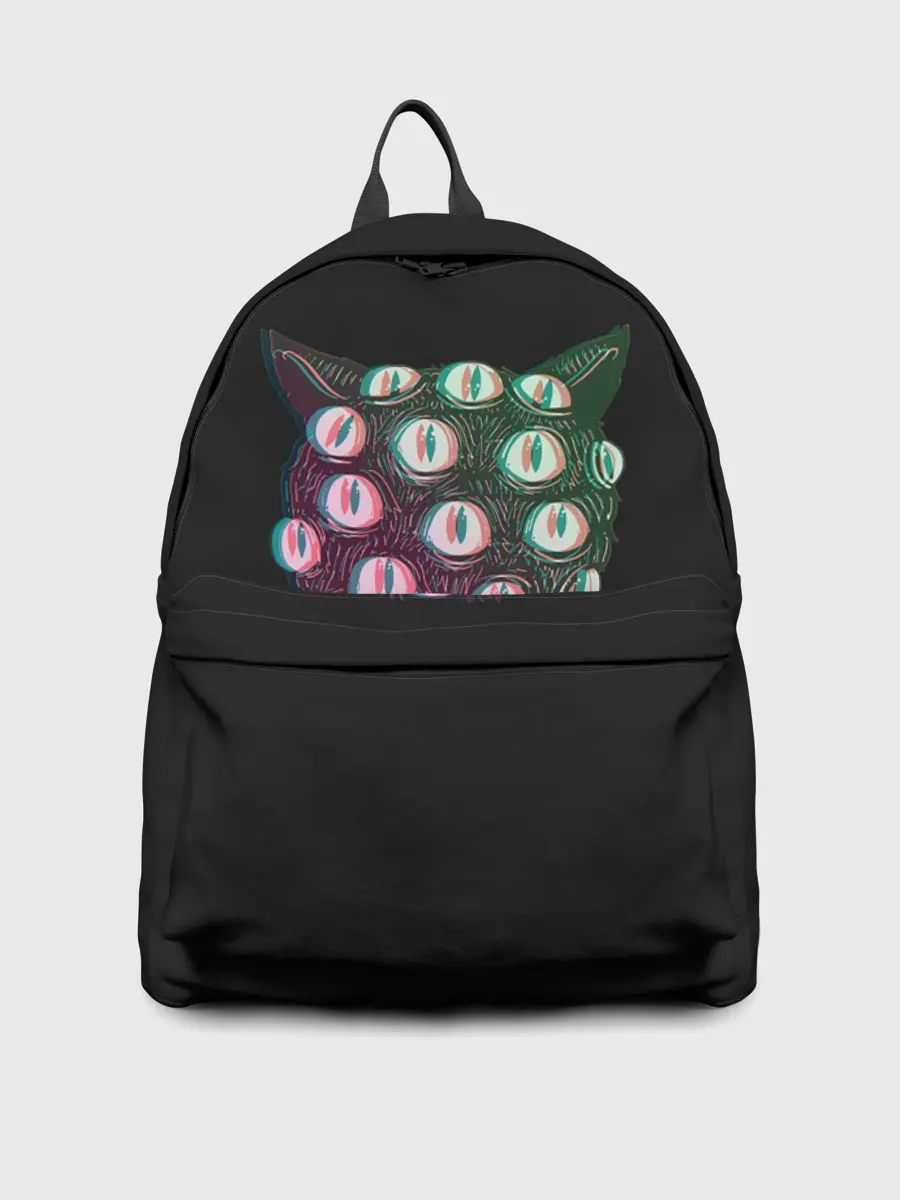 Рюкзак джинсовый / Космический Кот Монстр