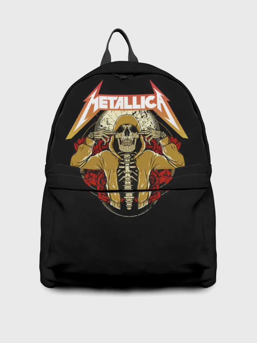 Рюкзак джинсовый / МЕТАЛЛИКА | РОК