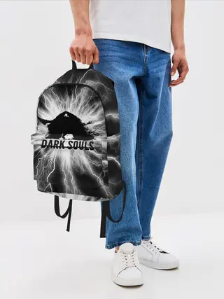 Рюкзак джинсовый / dark souls remastered,