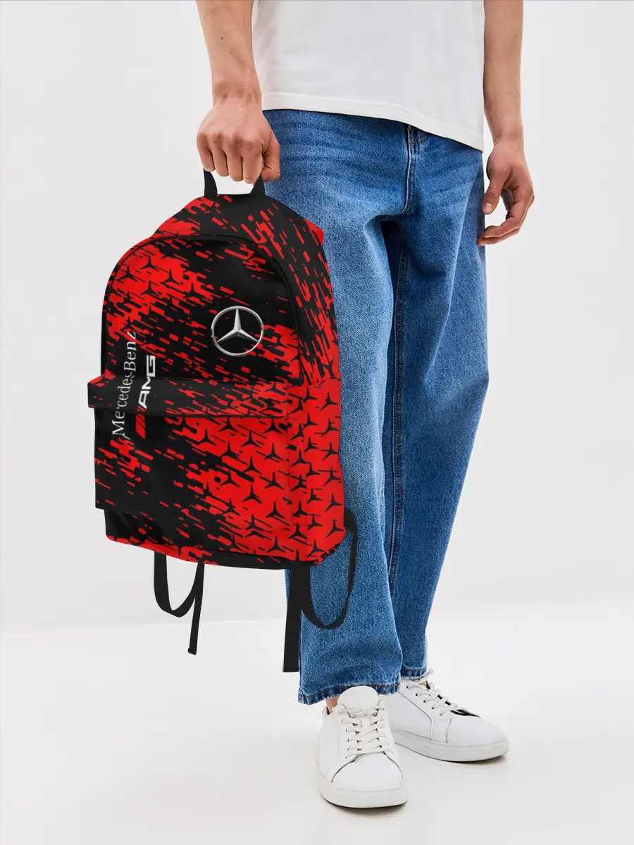 Рюкзак джинсовый / Merсedes.