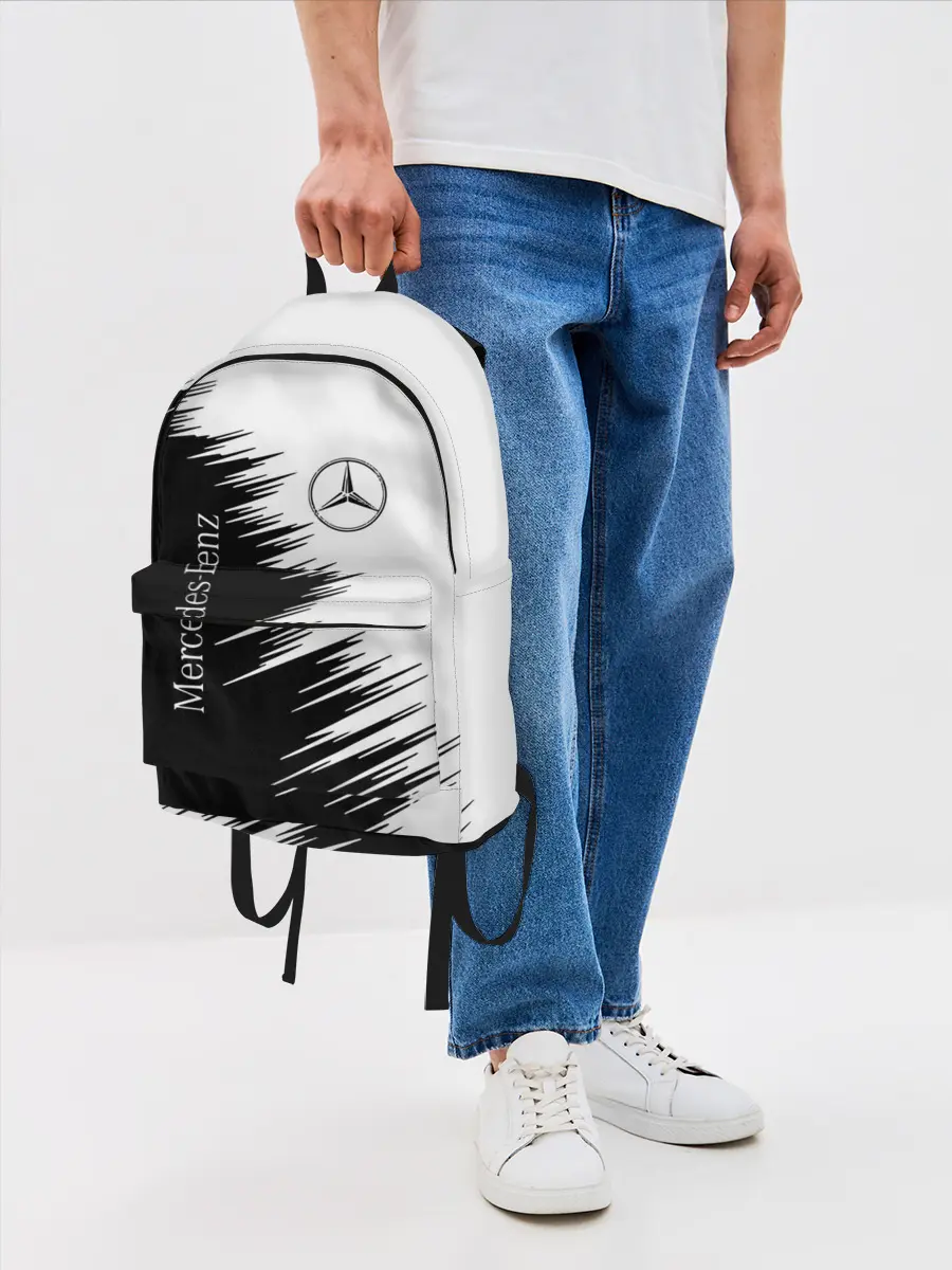 Рюкзак джинсовый / mercedes benz