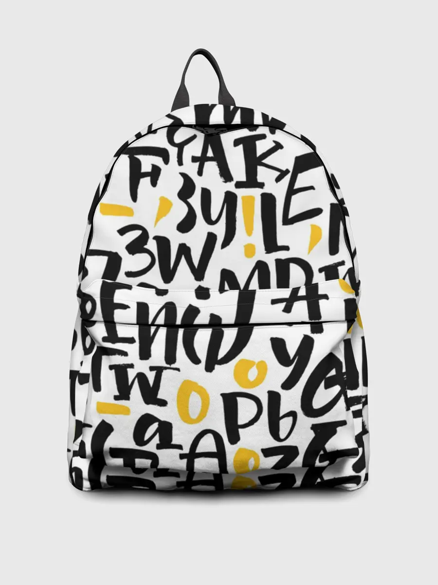 Рюкзак джинсовый / Буквенный бум