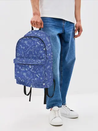 Рюкзак джинсовый / Студенческий бум