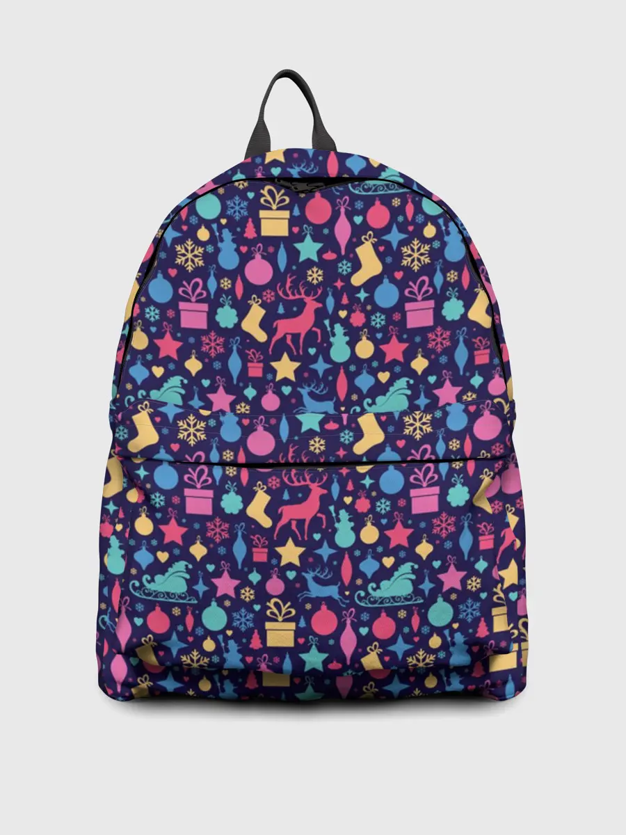 Рюкзак джинсовый / Новогодние Игрушки и Украшения