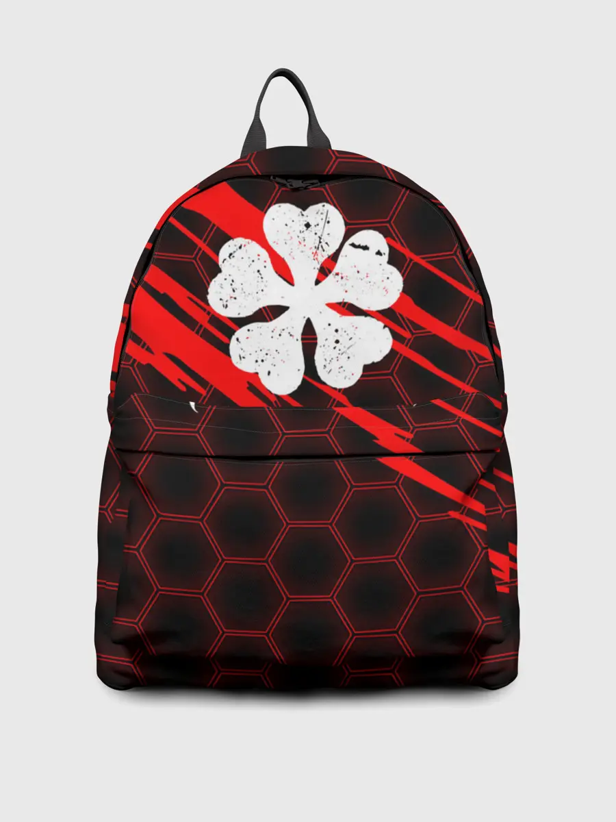 Рюкзак джинсовый / Чёрный клевер: Соты