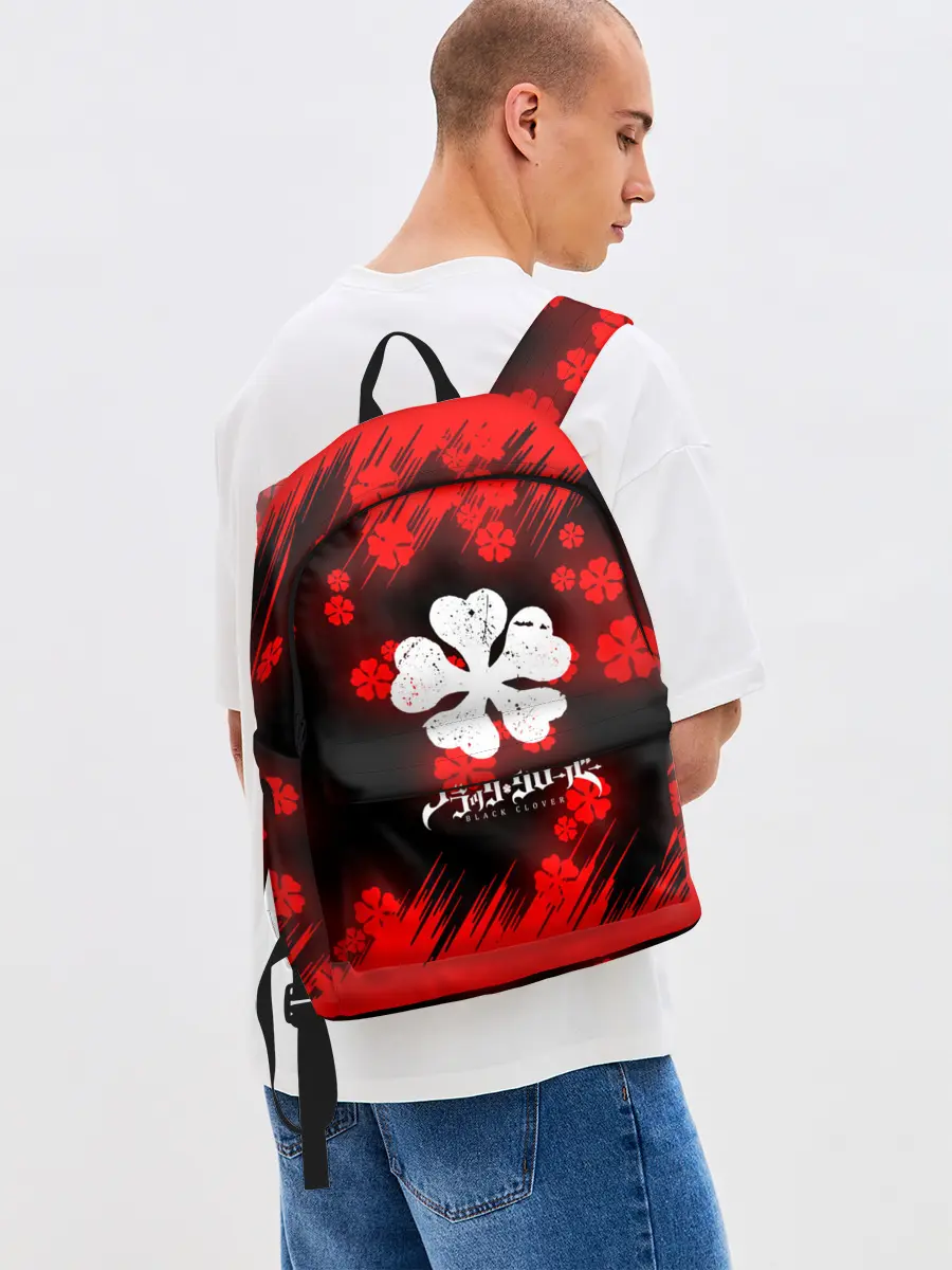 Рюкзак джинсовый / Чёрный клевер: Освещение