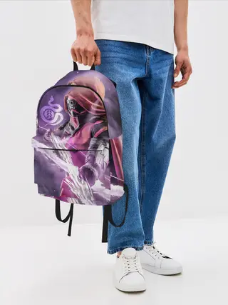 Рюкзак джинсовый / DESTINY 2 HUNTER LOGO