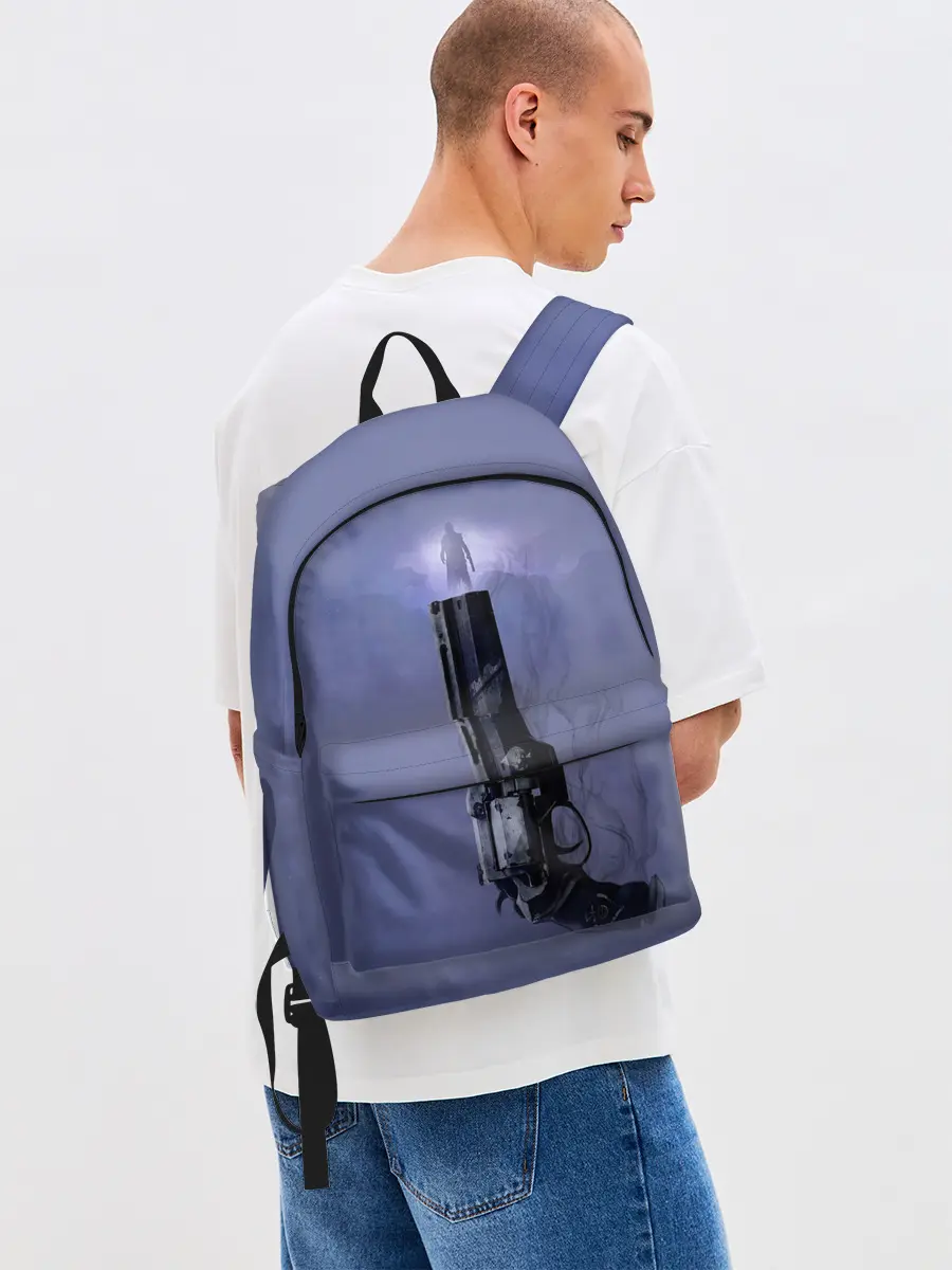 Рюкзак джинсовый / DESTINY 2 КЕЙД 6 И ЕГО РЕВОЛЬВЕР