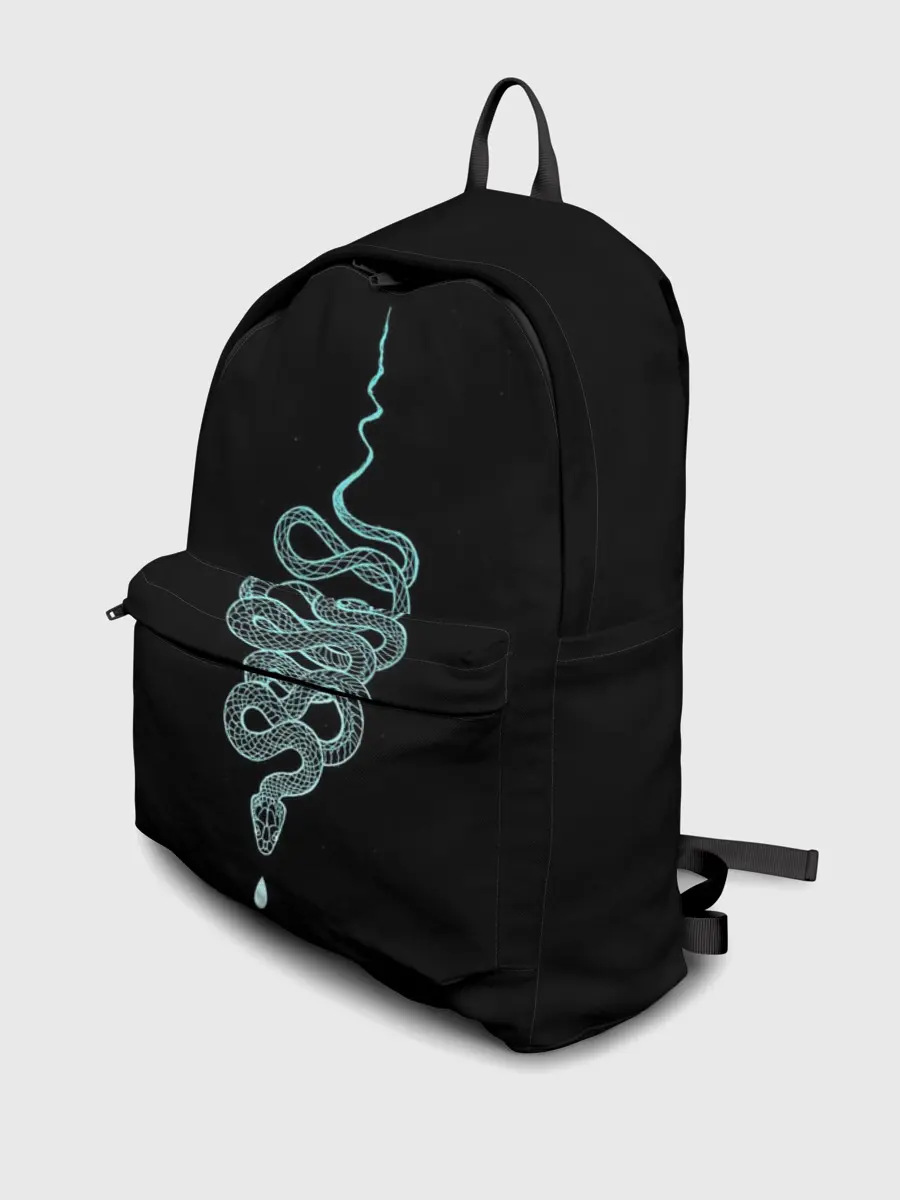 Рюкзак джинсовый / вьющаяся змея