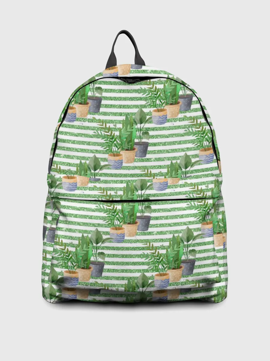 Рюкзак джинсовый / Комнатные цветы