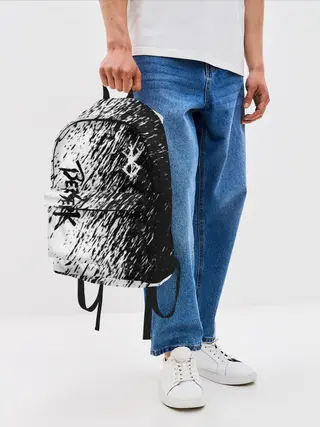 Рюкзак джинсовый / Anime Berserk.