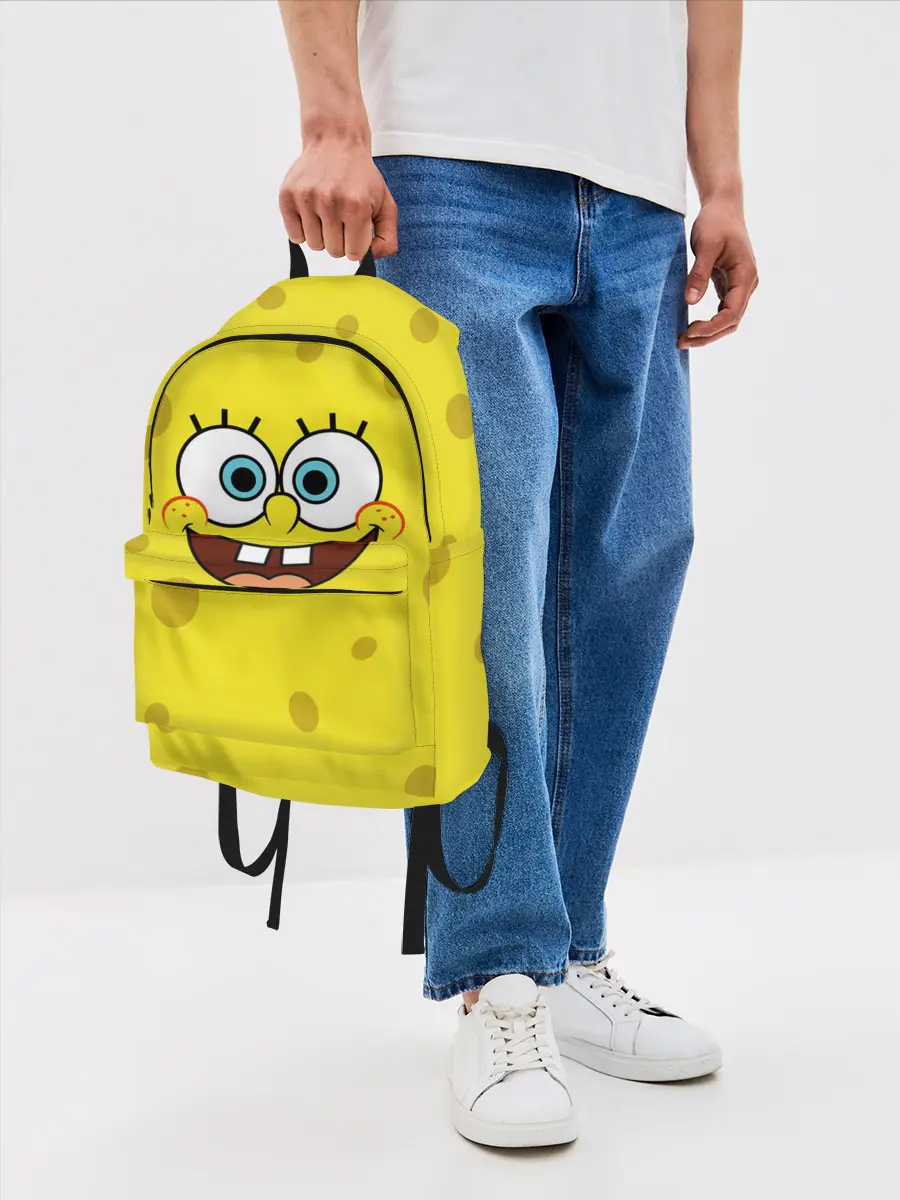 Рюкзак джинсовый / Губка Боб / SpongeBob