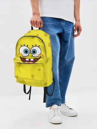 Рюкзак джинсовый / Губка Боб / SpongeBob