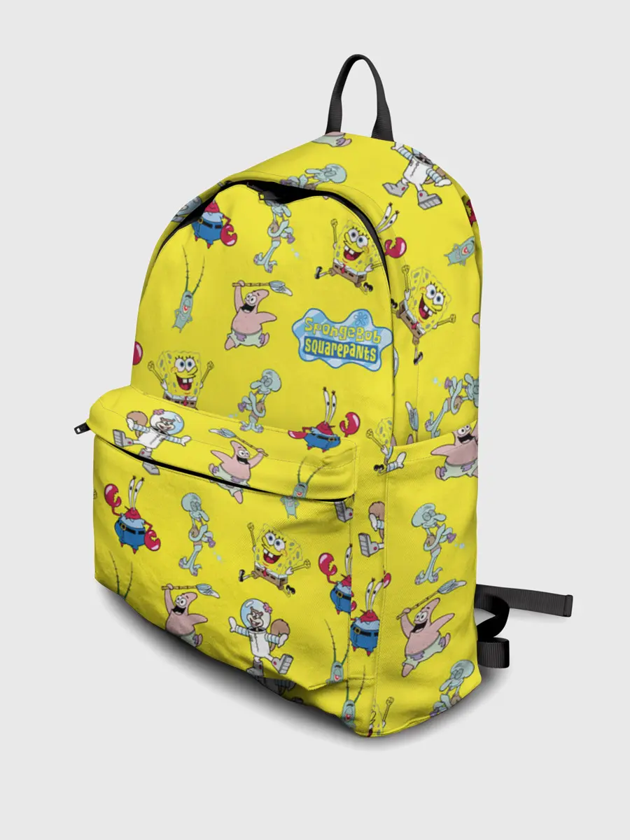 Рюкзак джинсовый / SpongeBob pattern
