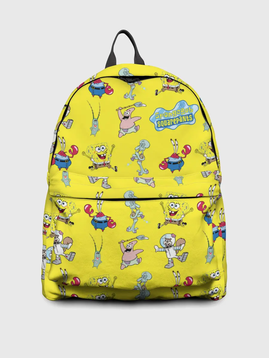 Рюкзак джинсовый / SpongeBob pattern