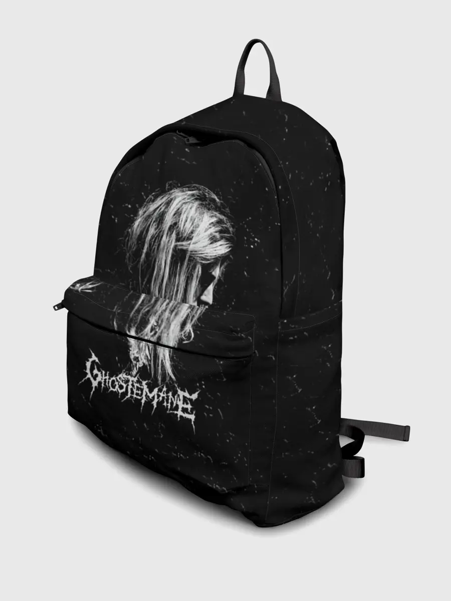 Рюкзак джинсовый / GHOSTEMANE Rap | Гостмейн ЧБ