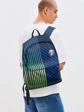 Рюкзак джинсовый / Фантазия на тему Alfa-Romeo