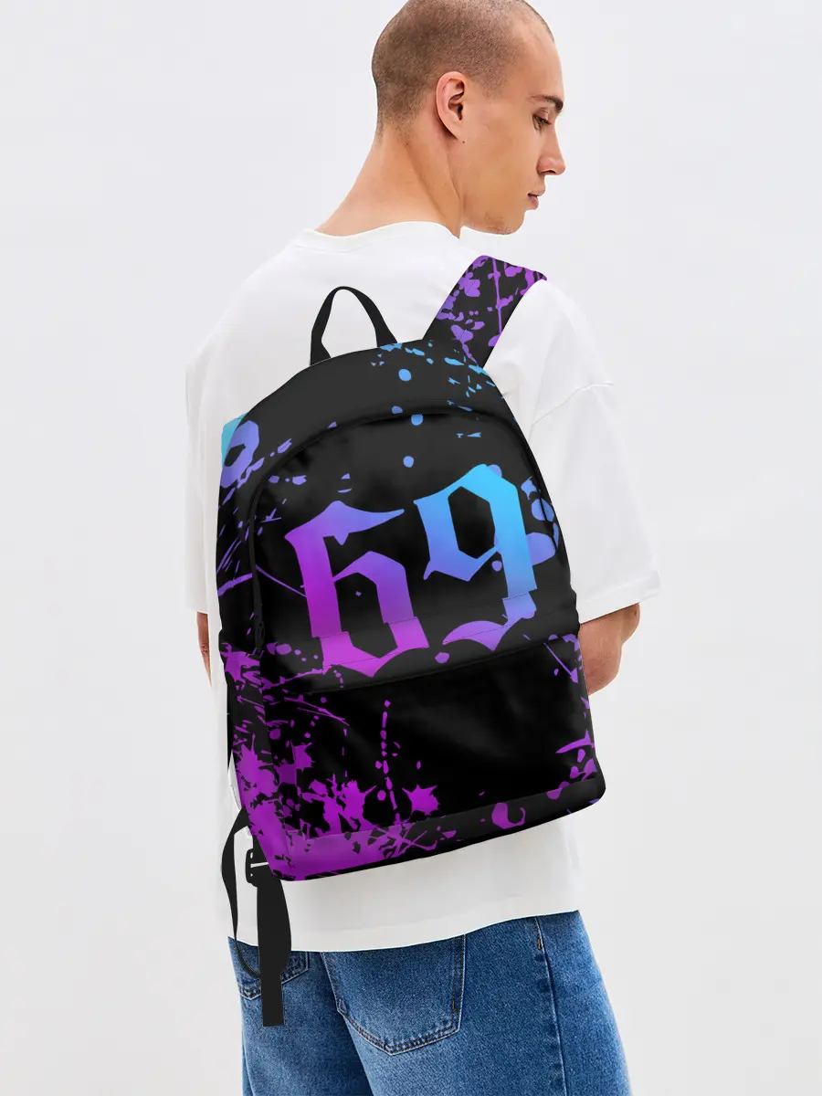 Рюкзак джинсовый / 6IX9INE 69