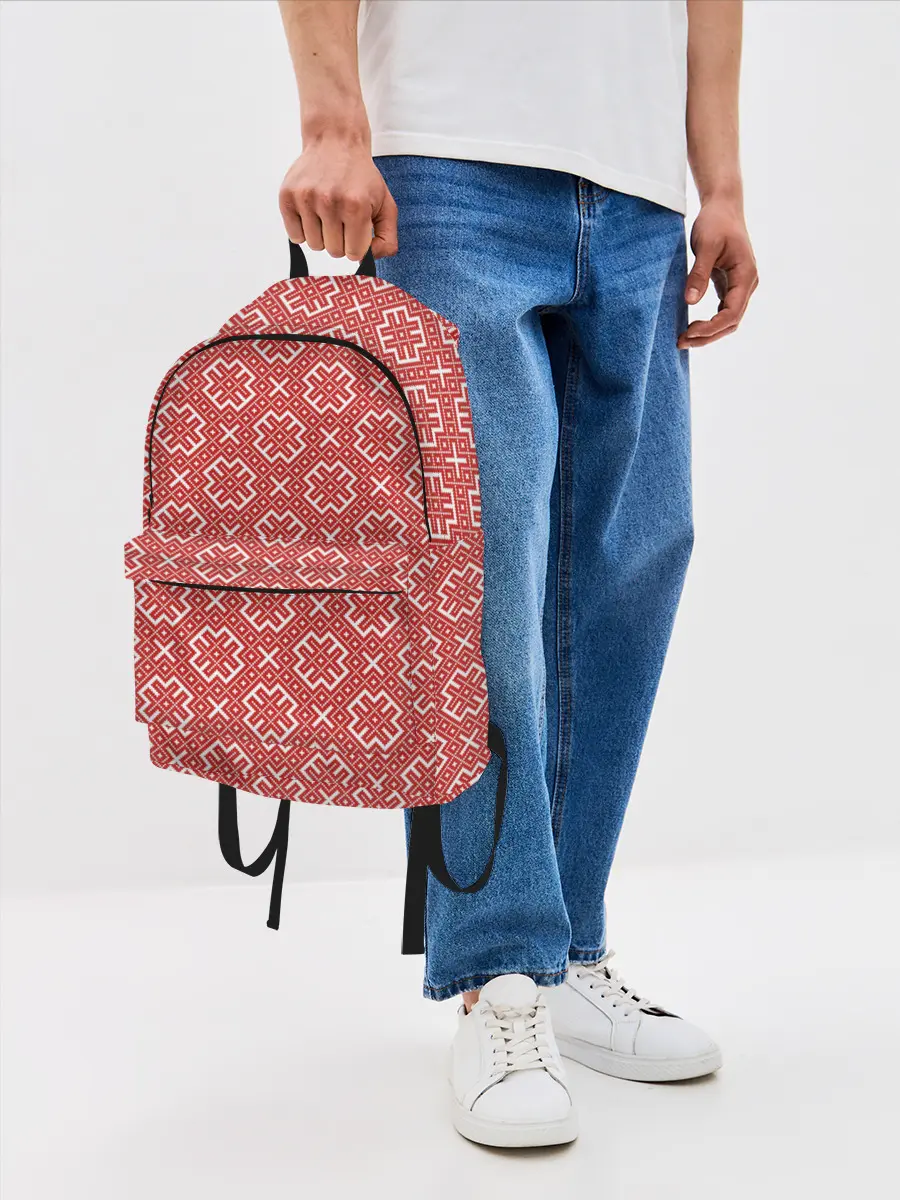 Рюкзак джинсовый / Обережная Вышивка