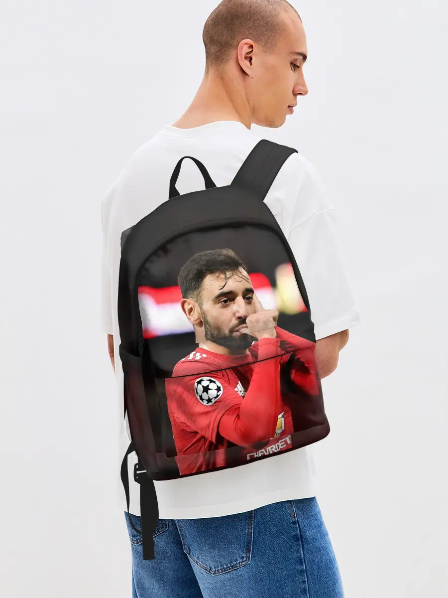 Рюкзак джинсовый / Бруну Фернандеш, МЮ