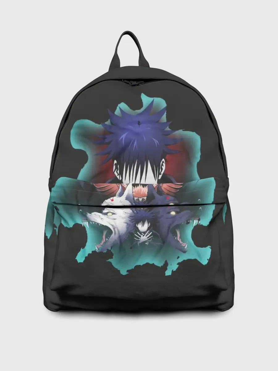 Рюкзак джинсовый / Мегуми два волка Магическая битва