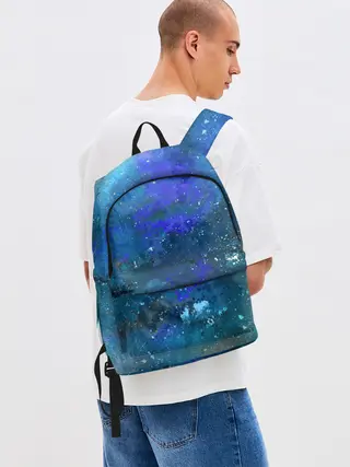 Рюкзак джинсовый / Космическое облако