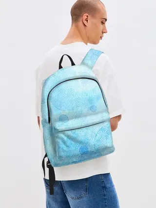 Рюкзак джинсовый / Пузыри воздуха