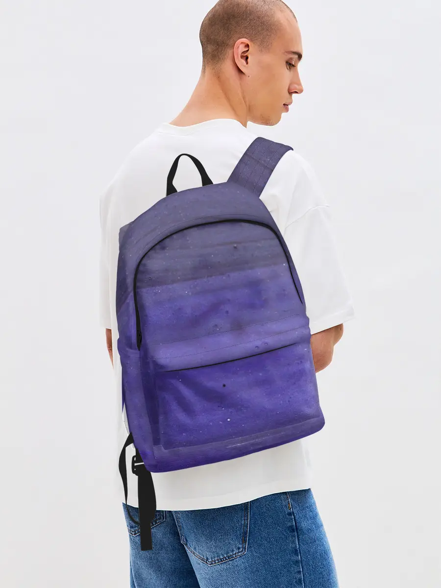 Рюкзак джинсовый / Фиолетовые краски