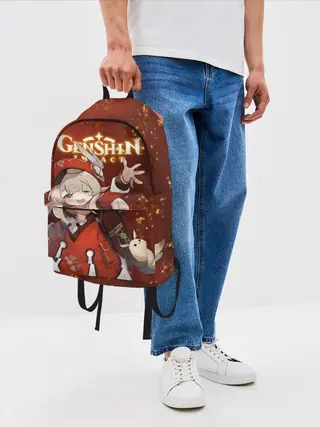 Рюкзак джинсовый / КЛИ | KLEE | ГЕНШИН