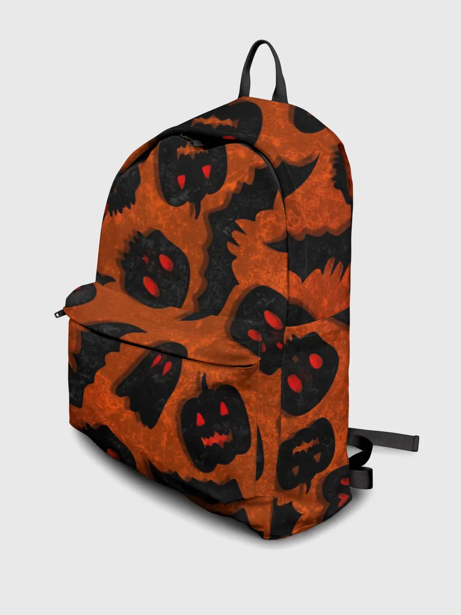 Рюкзак джинсовый / Halloween print