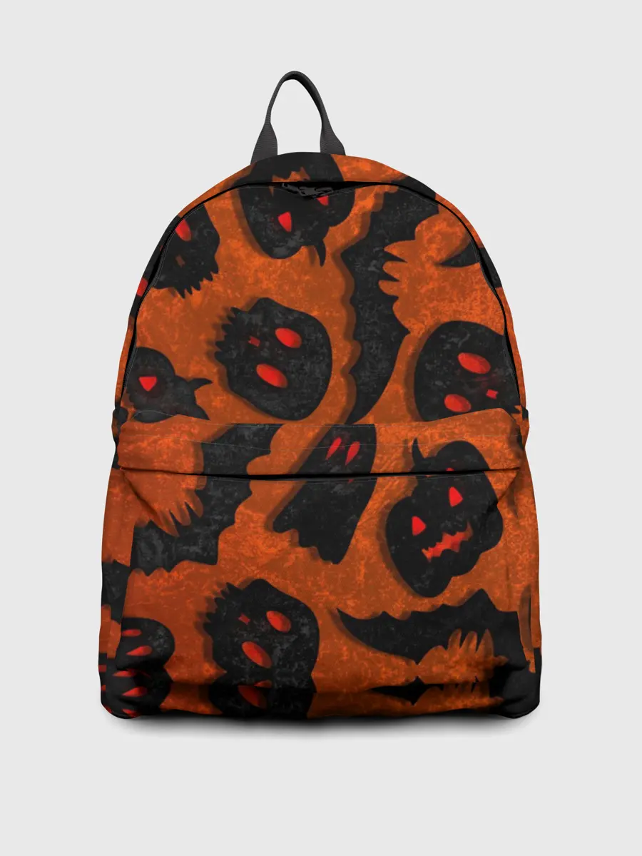 Рюкзак джинсовый / Halloween print