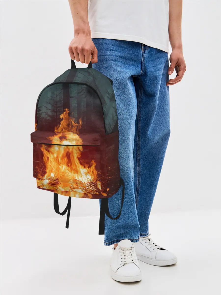 Рюкзак джинсовый / Пикник в лесу