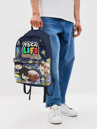 Рюкзак джинсовый / TOKA LIFE ПЕРСОНАЖИ