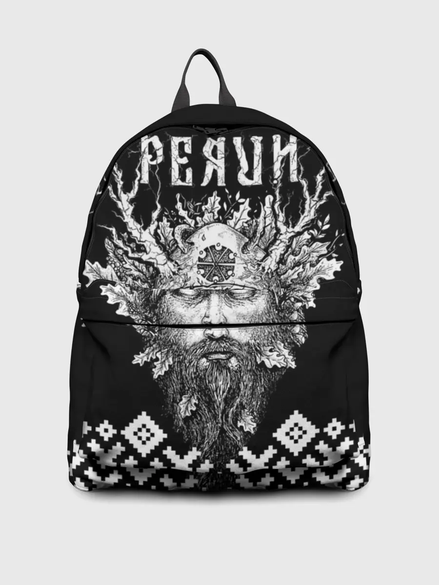 Рюкзак джинсовый / Славянский бог Перун