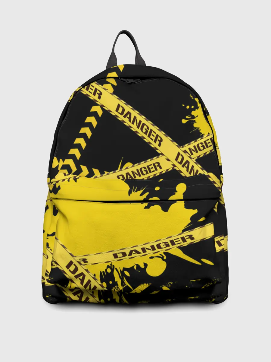 Рюкзак джинсовый / Лента DANGER