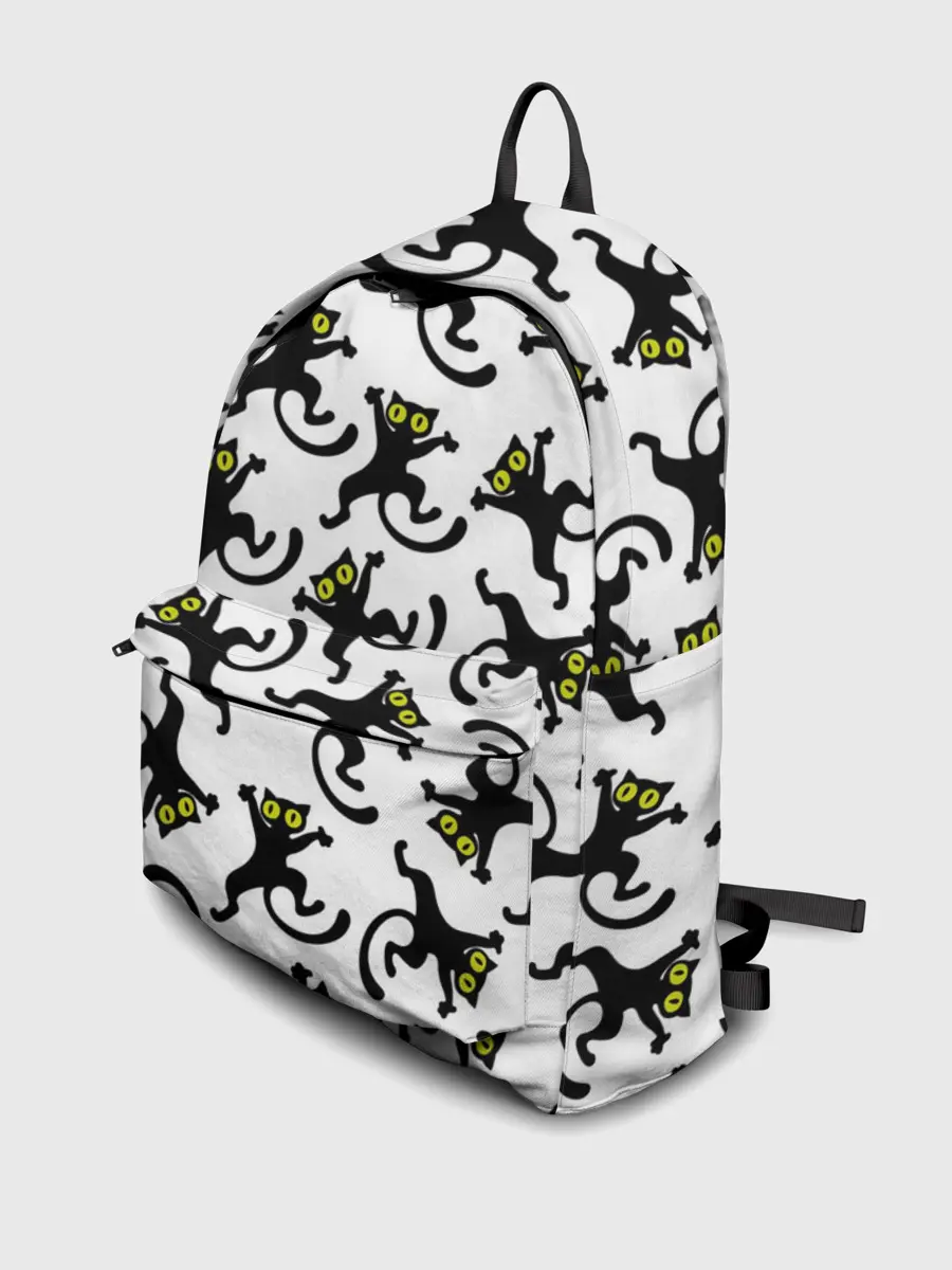 Рюкзак джинсовый / Танец котов