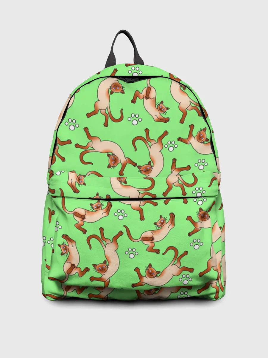 Рюкзак джинсовый / Сиамские коты