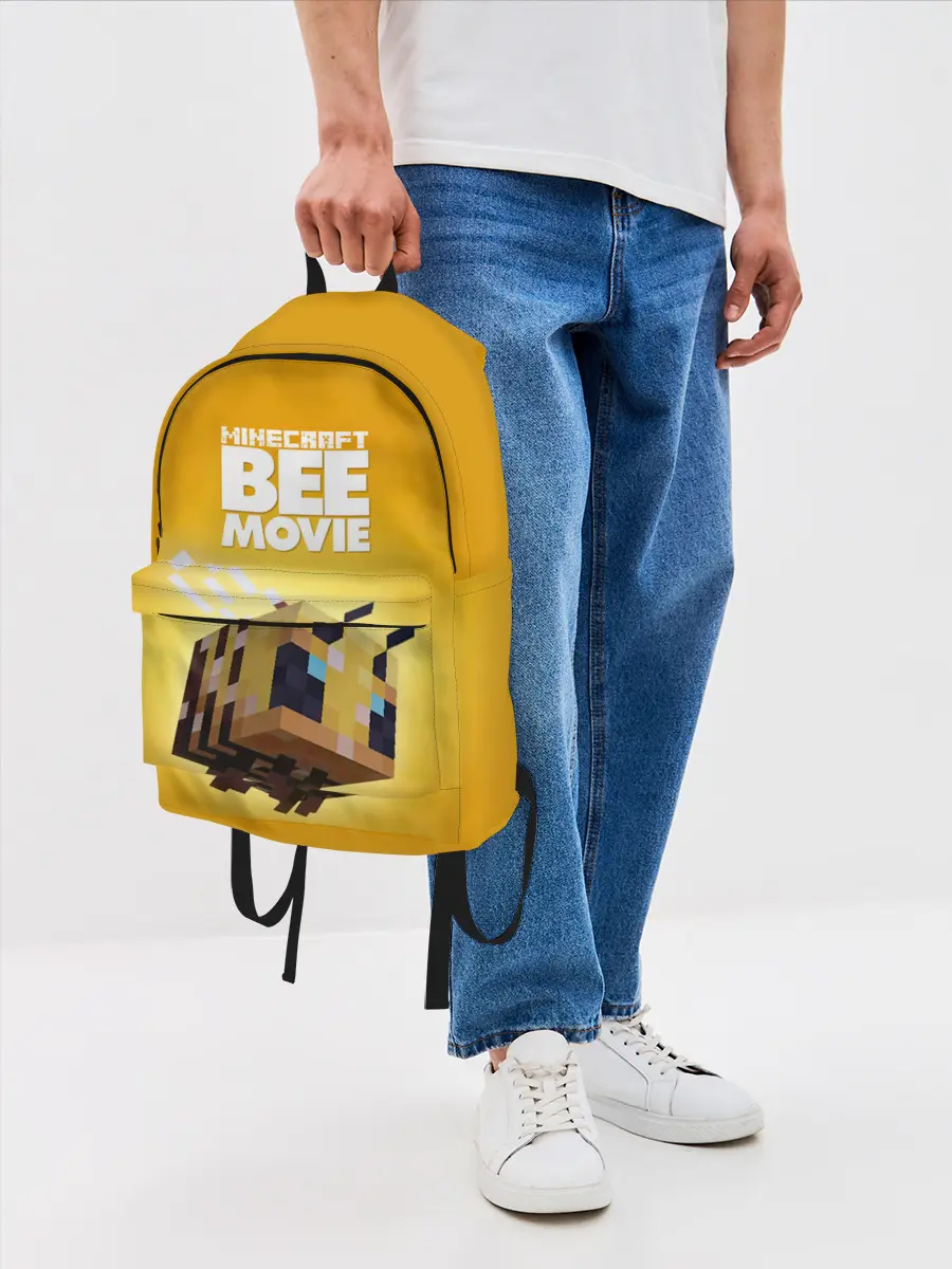 Рюкзак джинсовый / BEE MOVIE Minecraft