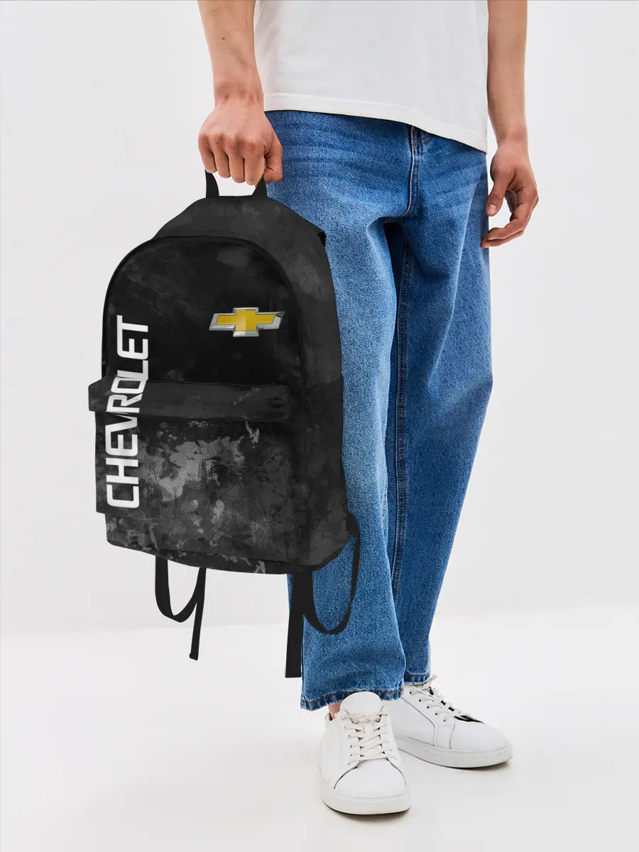 Рюкзак джинсовый / Chevrolet, gray