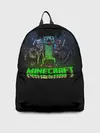 Рюкзак джинсовый / Стив против монстров | Майнкрафт