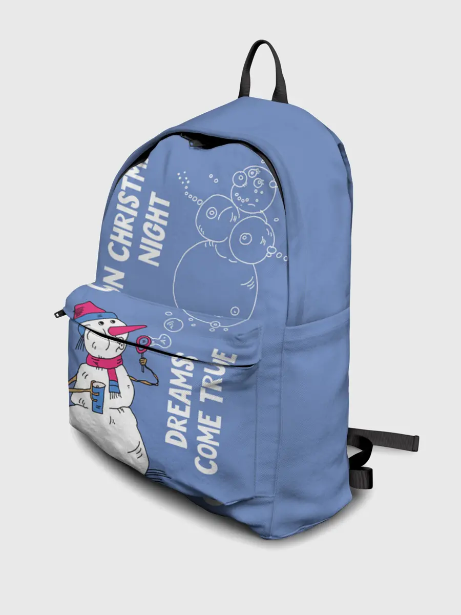 Рюкзак джинсовый / На Рождество сбываются мечты