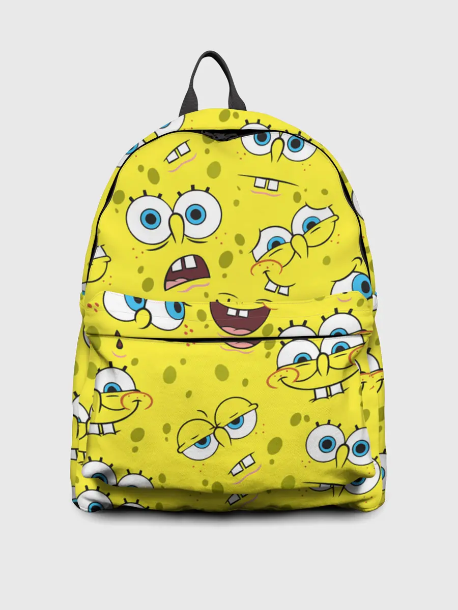 Рюкзак джинсовый / Губка Боб / SpongeBob pattern