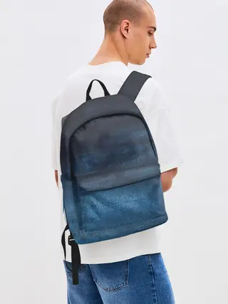 Рюкзак джинсовый / Темнота глубины